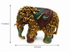 Antique Gold Figural Elephant Sculpture