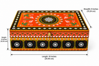 Rang Jyoti keepsake box dimensions: length 10 inches, breadth 6 inches and height 4 inches