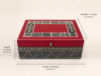 Rang Rekha keepsake box dimensions: length 10 inches, breadth 7 inches, height 4 inches